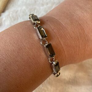 Gorgeous‎ Baguette Cut Crystals Bracelet
